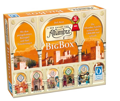 Queen Games 6037 - Alhambra-Big Box, Spiel des Jahres 2003