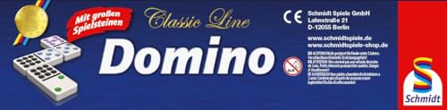 Schmidt Spiele 49207 – Classic Line: Domino mit großen Spielsteinen - 2