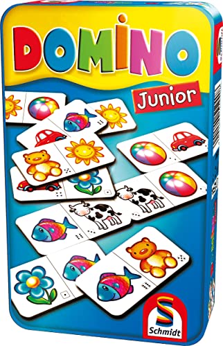 Schmidt Spiele Domino Junior in Metalldose