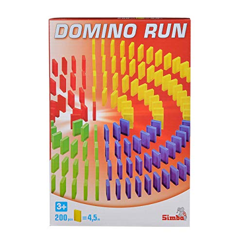 Simba 106065644 – Games & More Domino Run 200 Steine - 2