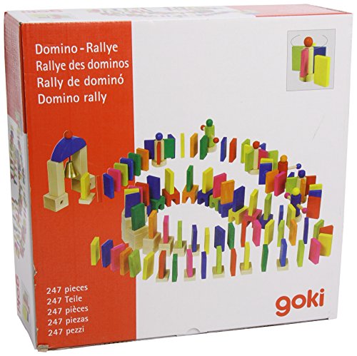 Goki 58963 - Bodenspiel - Domino-Rallye