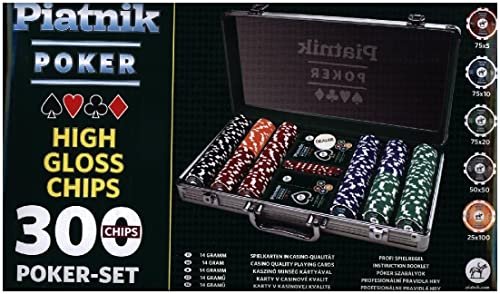Piatnik Poker Set 300 High Gloss Chips