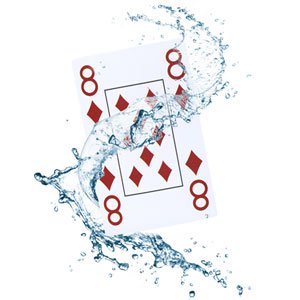 2x wasserfeste Designer Plastik Spielkarten von Bullets Playing Cards – Jumbo Index – 2 Eckzeichen – rot und blau / Pokerkarten Poker - 7