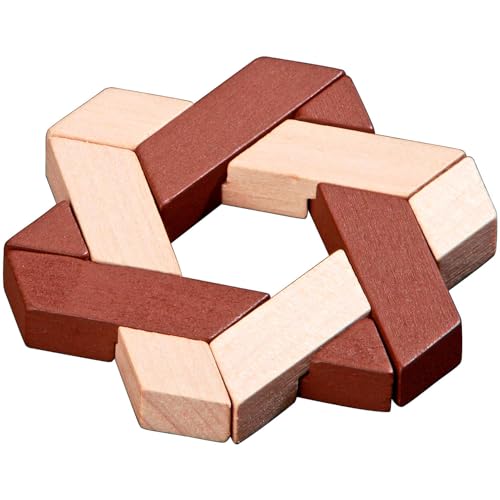 Philos 6922 – Holzpuzzle-Sortiment mit 10 unterschiedlich schwierigen Knobelspielen - 7