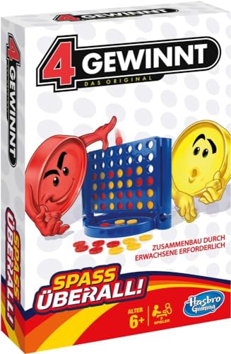 Hasbro Spiele B1000100 – 4 gewinnt Kompakt, Reisespiel - 3