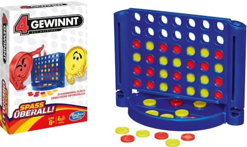 Hasbro Spiele B1000100 – 4 gewinnt Kompakt, Reisespiel - 4