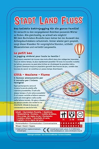Schmidt Spiele 51212 – Stadt, Land, Fluss, Metalldose - 3