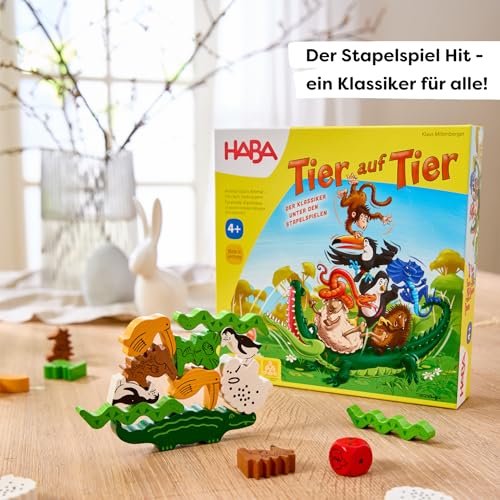 HABA 4478 – Tier auf Tier, Stapelspiel - 3