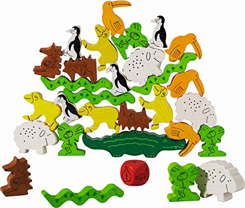HABA 4478 – Tier auf Tier, Stapelspiel - 4