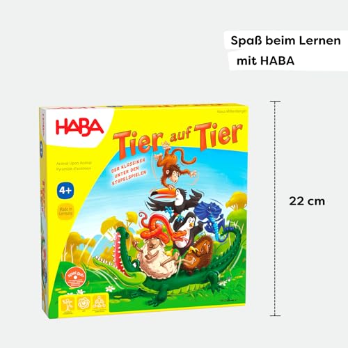 HABA 4478 – Tier auf Tier, Stapelspiel - 8
