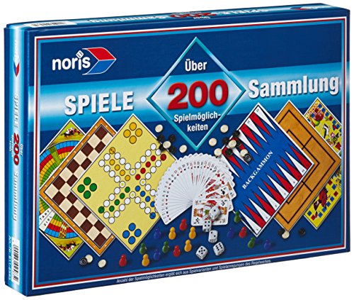 Noris Spiele 606112583 - Spielesammlung mit 200 Spielmöglichkeiten