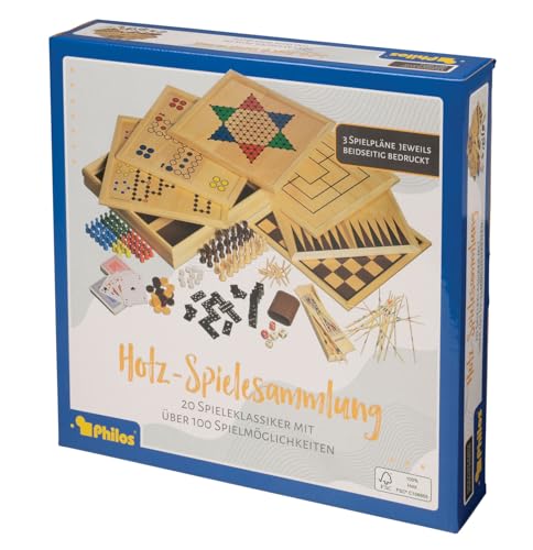 Philos 3102 – Holz-Spielesammlung mit 100 Spielmöglichkeiten - 2