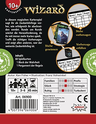 Amigo 6900 – Wizard, Kartenspiel - 3