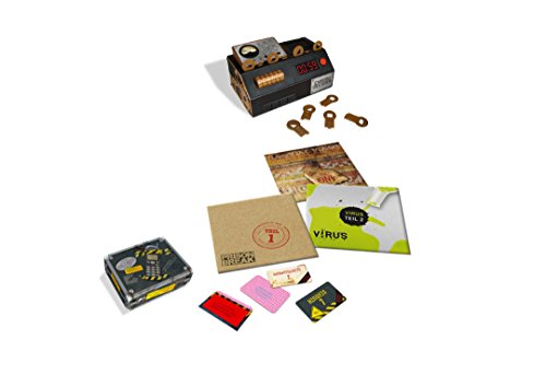Noris Spiele 606101546 – Escape Room inkl. 4 Fällen und Chrono Decoder - 8