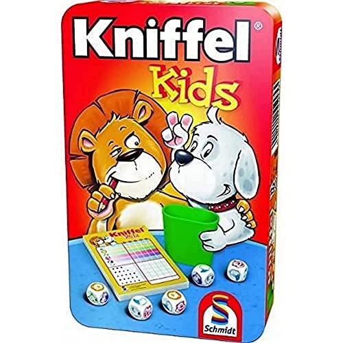 Schmidt Spiele 51245 Kniffel: Kniffel Kids in Metalldose