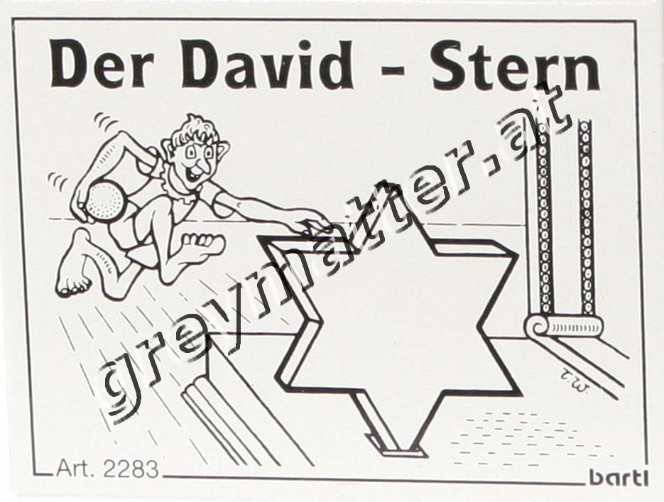 Der David-Stern - Verpackung